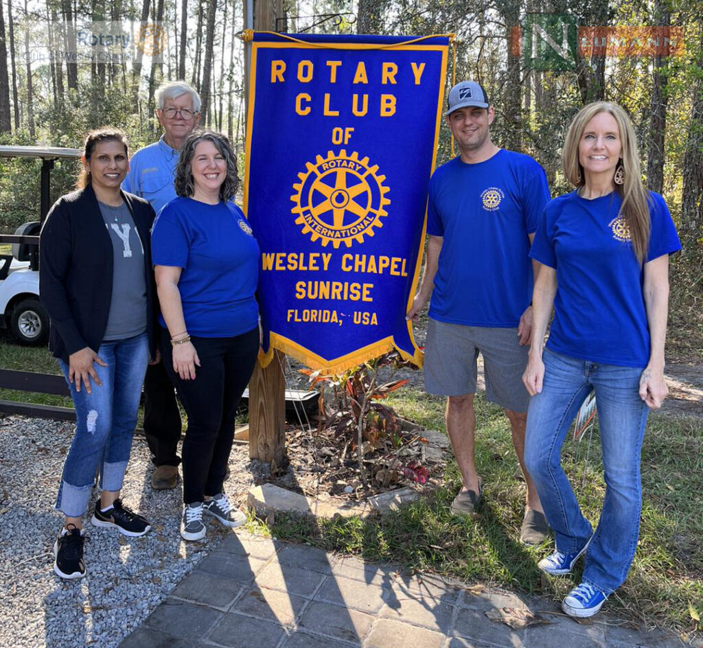 Members of the Wesley Chapel Rotary Club