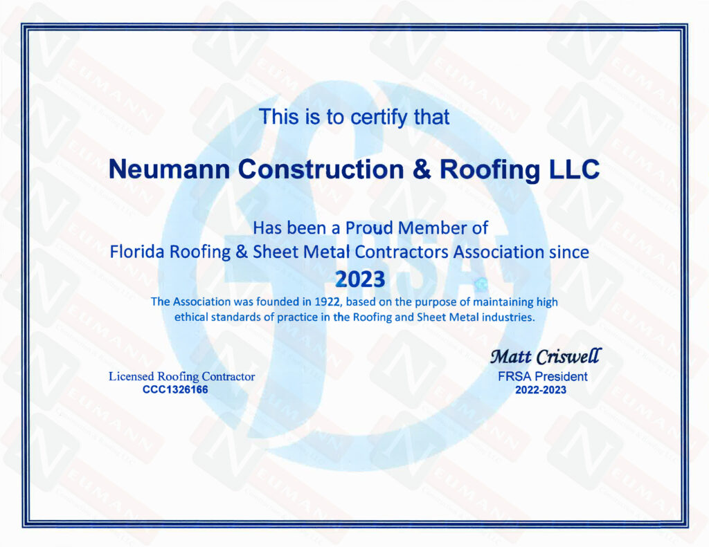 Florida Roofing and Sheet Metal Certification