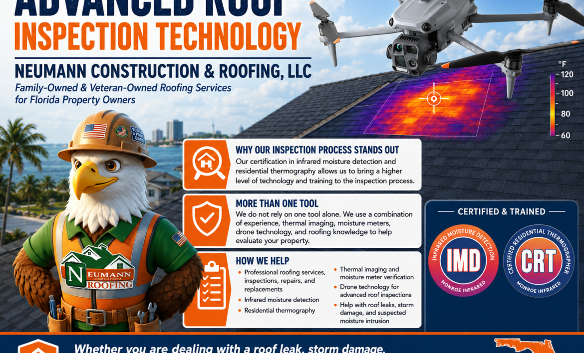 Thermal inspection services including infrared moisture detection, thermal roof inspections, moisture meters, and thermal drone inspections.